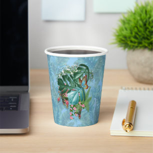 Whimsischer Fantasiewelt mit tropischem Geschmack Pappbecher
