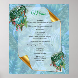 Whimsischer Fantasiewelt mit tropischem Geschmack Poster