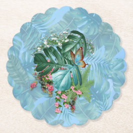 Whimsischer Fantasiewelt mit tropischem Geschmack Untersetzer