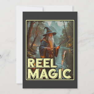 Whimsischer Fischereiassistent Einladung