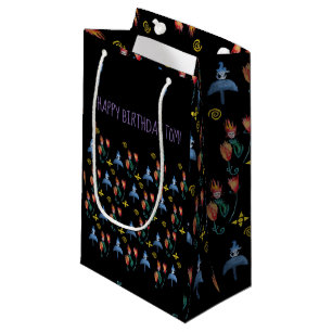 Whimsischer Frühlingskunst Kleine Geschenktüte