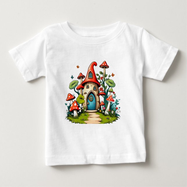 Whimsischer Garten Baby T-shirt (Vorderseite)