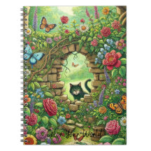 Whimsischer Grüner Garten