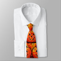 Whimsischer Halloween-Kürbislaterne Floral Orange