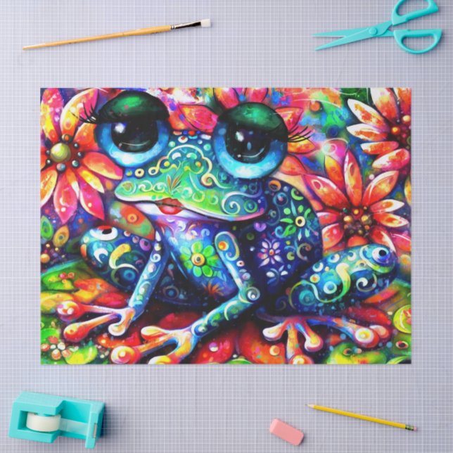 Whimsischer Impressionismus Seidenpapier (Basteln)