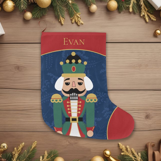 Whimsischer Nutcracker Großer Weihnachtsstrumpf (Von Creator hochgeladen)