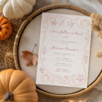Whimsischer orangefarbener Fall in Liebe Brautpart