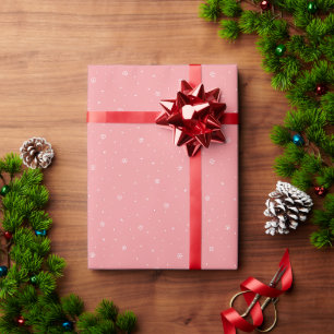 Whimsischer Schneeflocken Retro Weihnachtsmuster P Geschenkpapier