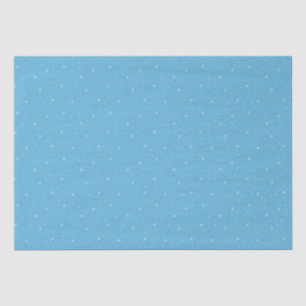 Whimsischer Schneeflocken Weihnachtsmuster in Blau Seidenpapier