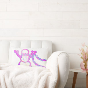 Whimsischer Schneemann Lendenkissen