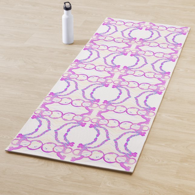 Whimsischer Schneemann Yogamatte (Beispiel)