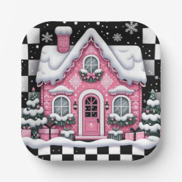 Whimsischer Teller für Weihnachten