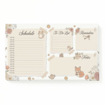 Whimsischer Tier- & Blumen-Tagesplaner