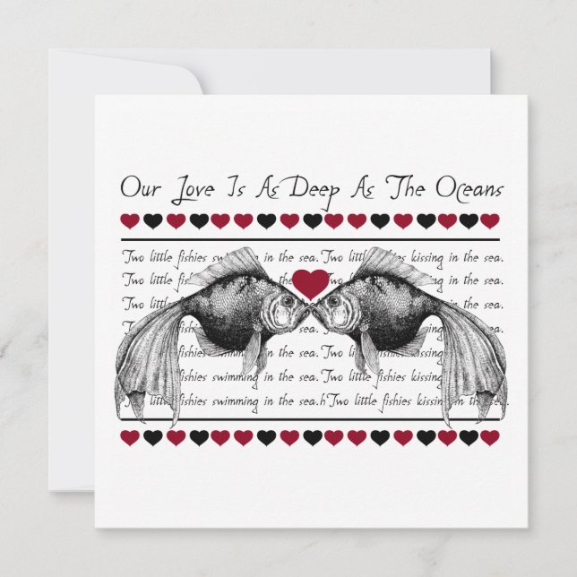 Whimsischer Valentinstag (Vorderseite)