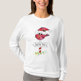 Whimsischer Weihnachtsbird T-Shirt