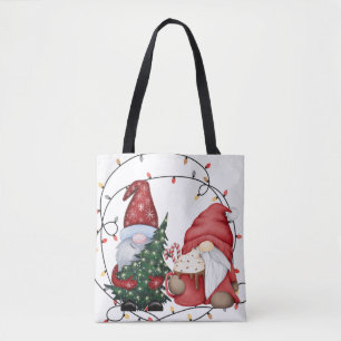Whimsischer Weihnachtsgnomen Skandinavischer Feier