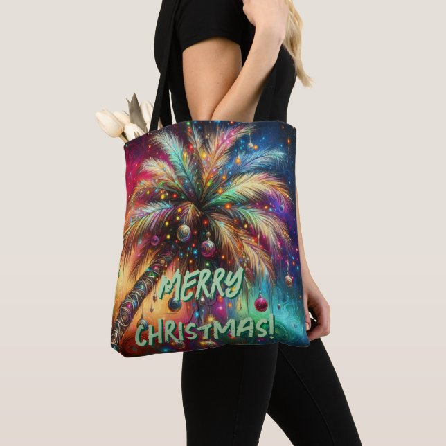 Whimsischer Weihnachtspalme Tree Tropical Beach Vi (Von Nahem)