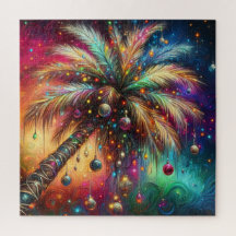 Whimsischer Weihnachtspalme Tree Tropical Beach Vi