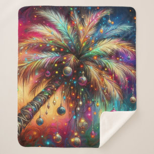 Whimsischer Weihnachtspalme Tree Tropical Beach Vi Sherpadecke