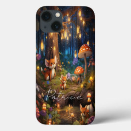 Whimsischer Wildbestand - Süße Tier Foxes Pilz Case-Mate iPhone Hülle