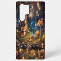 Whimsischer Wildbestand - Süße Tier Foxes Pilz