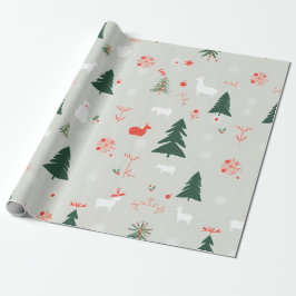 Whimsischer Winter Wonderland Geschenkpapier