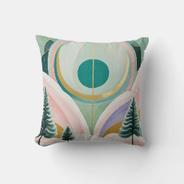 Whimsischer Wintertraum Kissen