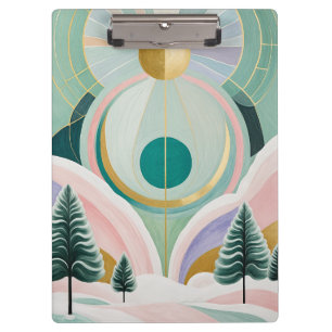 Whimsischer Wintertraum Klemmbrett