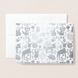 Whimsischer Woodland-Jeder Anlass Folienkarte