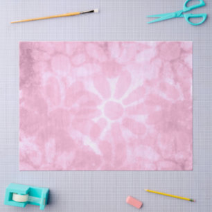 Whimsisches Abstraktes Pastell Pink Decoupage Seidenpapier