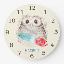 Whimsisches Aquarell Aquamarine und rote Feder