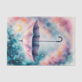 Whimsisches Aquarell-Dekoupage | Jewel Seidenpapier