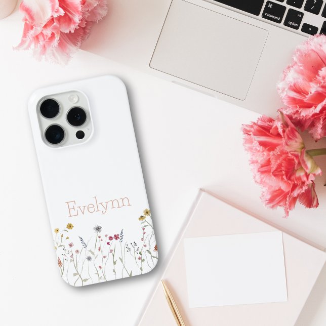 Whimsisches Aquarell-Wildblume Case-Mate iPhone Hülle (Von Creator hochgeladen)