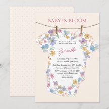Whimsisches Baby-In-Blüte-Pastell-Body