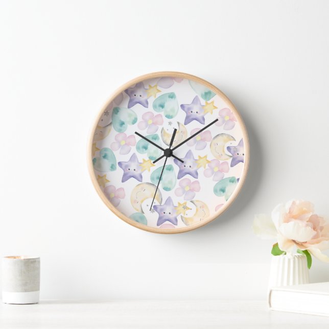 Whimsisches Babydesign Uhr (Zuhause)