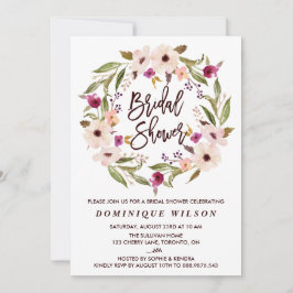 Whimsisches Bohemisches Brautparty Einladung