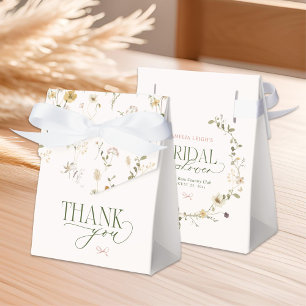 Whimsisches Brautparty "Garden & Bows" Geschenkschachtel