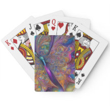 Whimsisches Butterfly-Fraktal Wasserfarbe