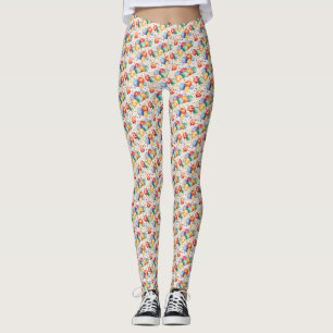 Whimsisches Celebration Colorful Balloon Design Leggings