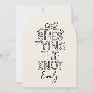 Whimsisches Coquette-Bugkon-Brautparty Einladung