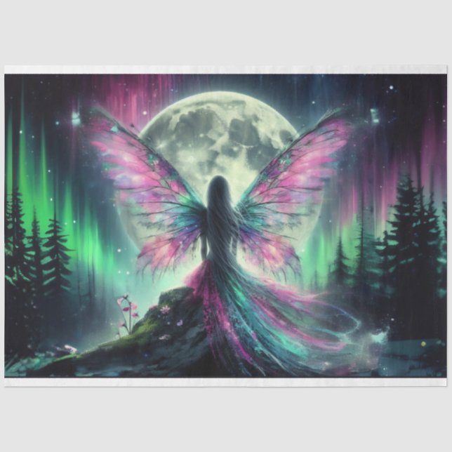 Whimsisches Fairy Tissue Seidenpapier (Vorderseite)