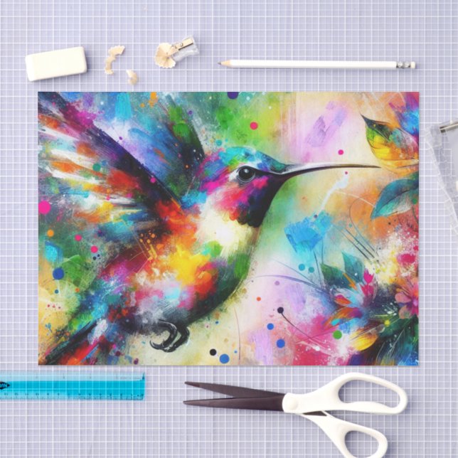 Whimsisches Farbenspiel Seidenpapier (Handwerk)