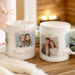 Whimsisches Foto der Geschenkboxen Kaffeetasse