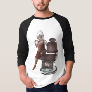 Whimsisches Friseursalon T-Shirt