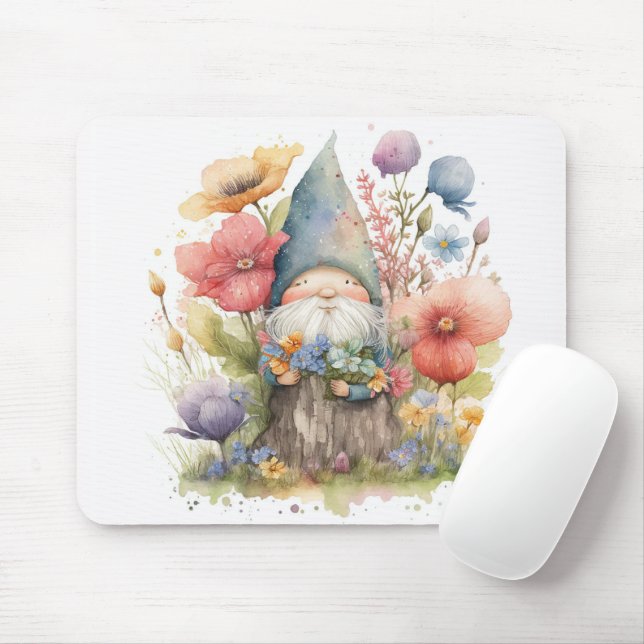 Whimsisches Genom im Garten Mousepad (Mit Mouse)