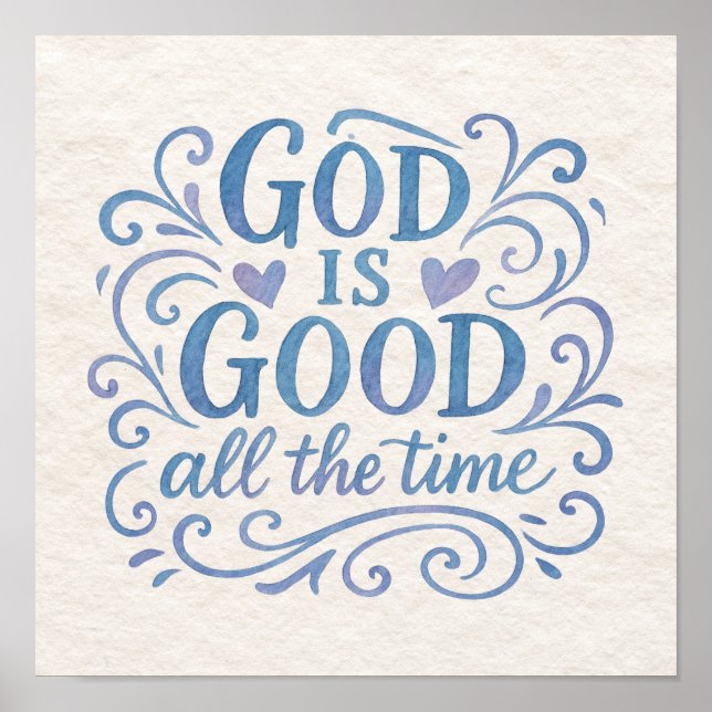 Whimsisches Gut ist gute Typografie Poster (Vorne)