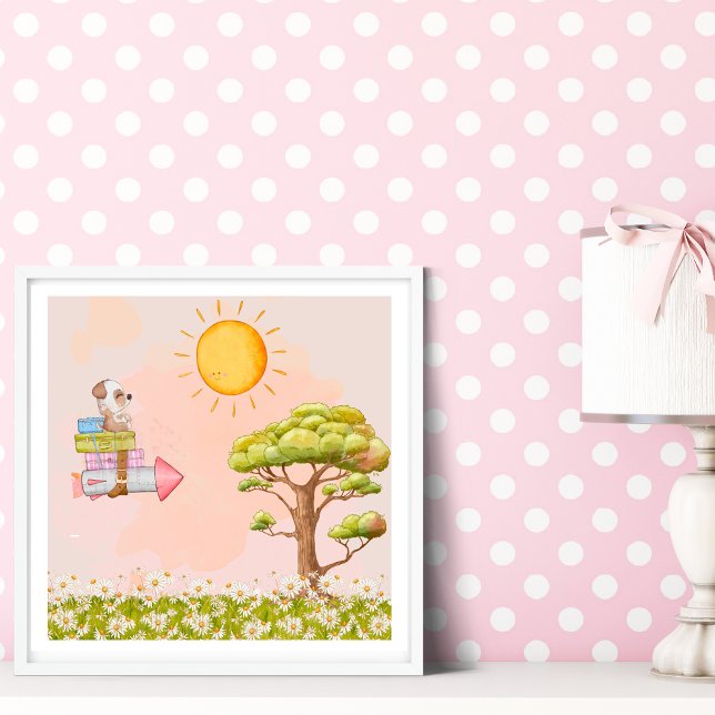 Whimsisches Kinderzimmer Art Poster (Von Creator hochgeladen)