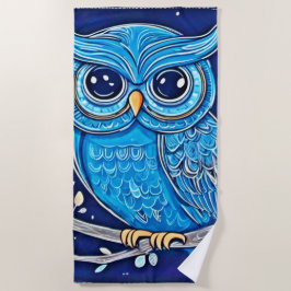 Whimsisches Kreidehuhn Strandtuch