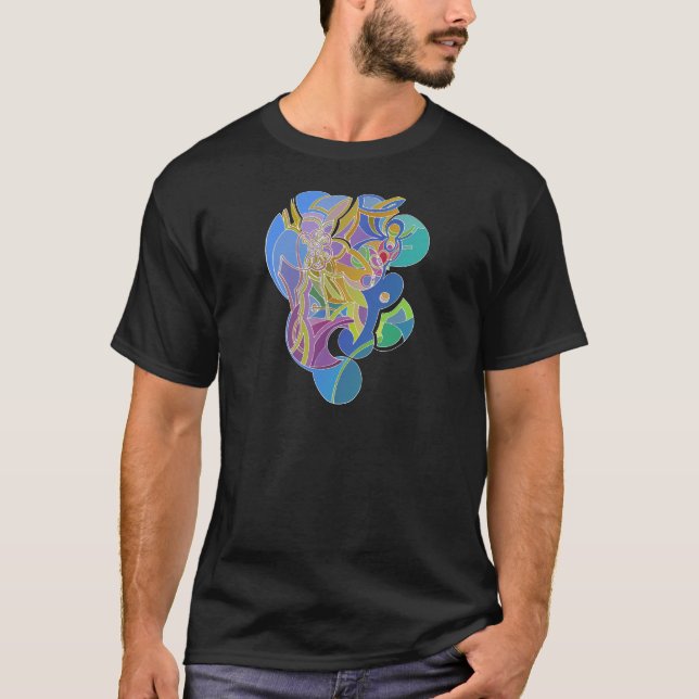 Whimsisches Kunstwerk T-Shirt (Vorderseite)
