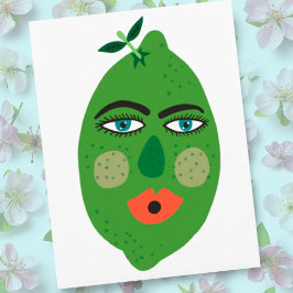 Whimsisches Limones Postkarten